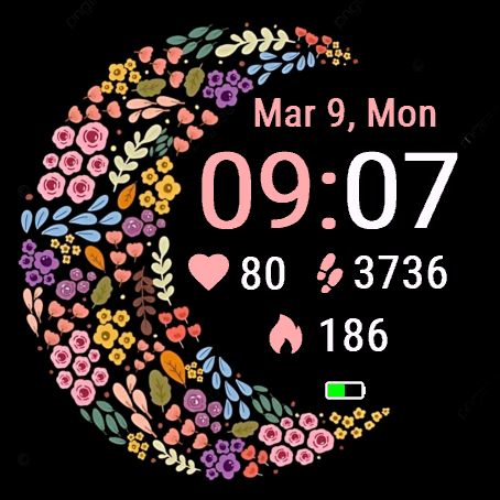 Floral Moon